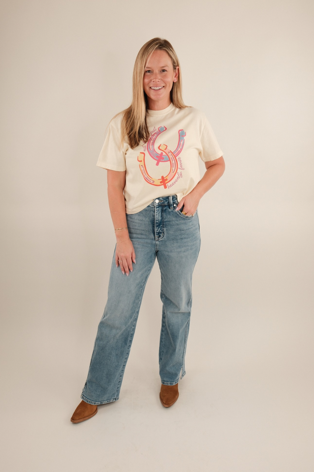No Luck Just Heavenly Favor Graphic Tee