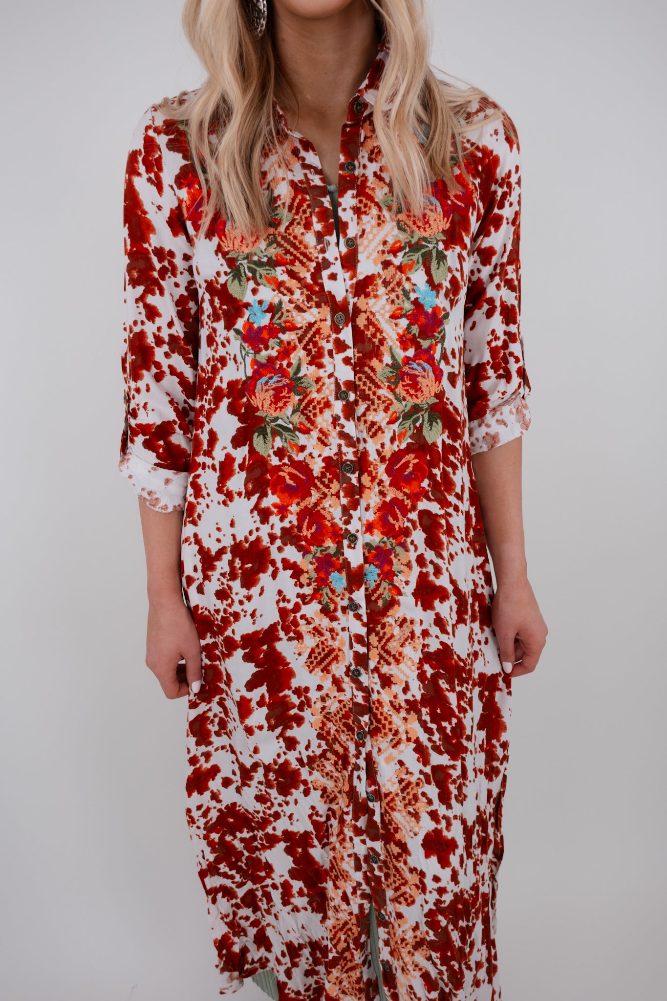 Western Style Kimono Dress