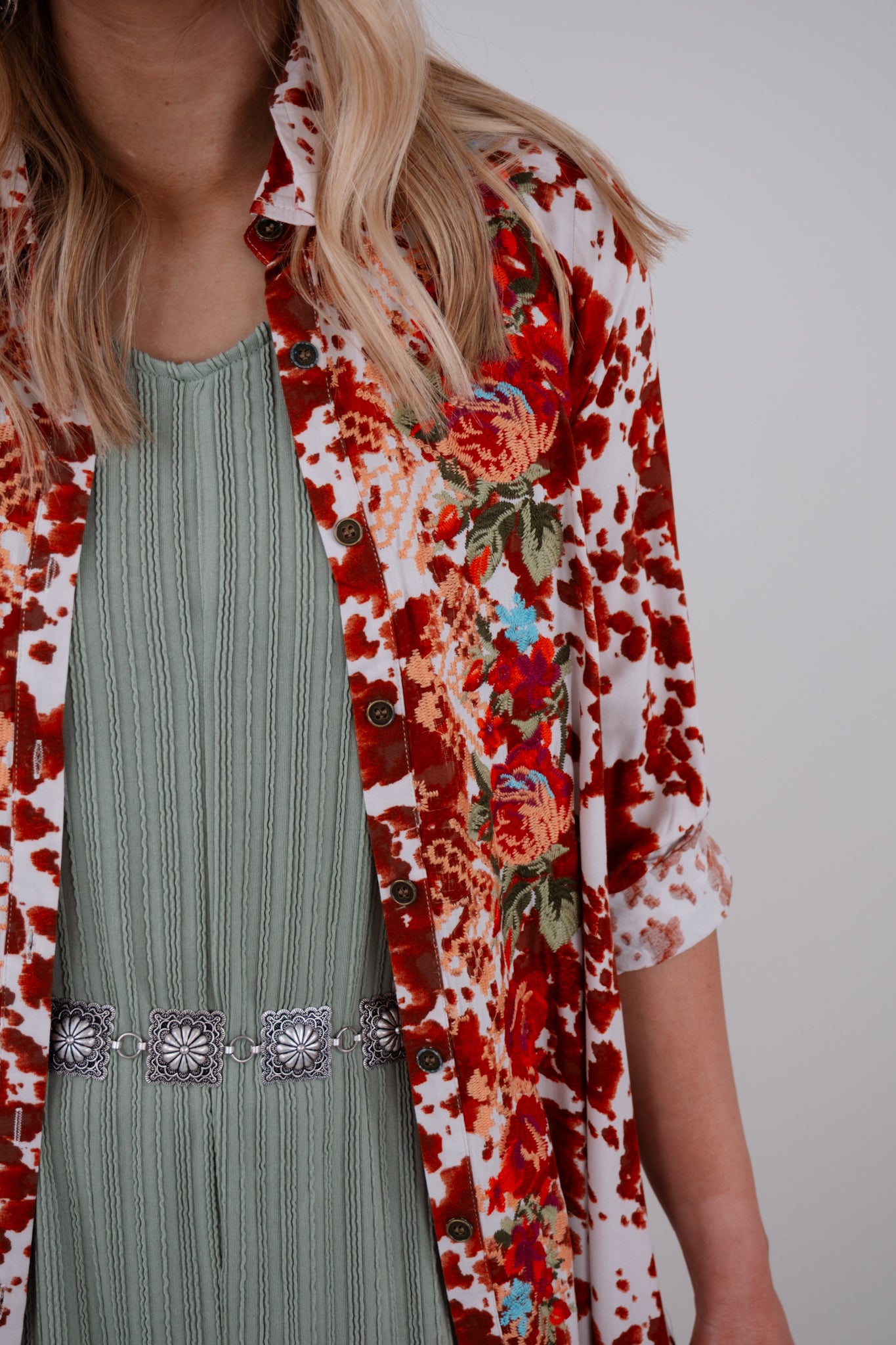 Western Style Kimono Dress