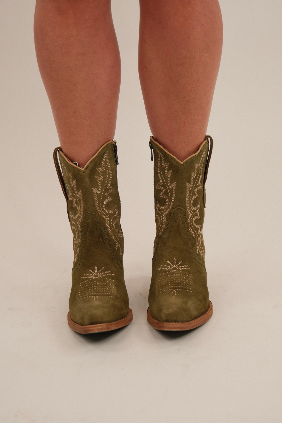 Brooke Olive Western Boot