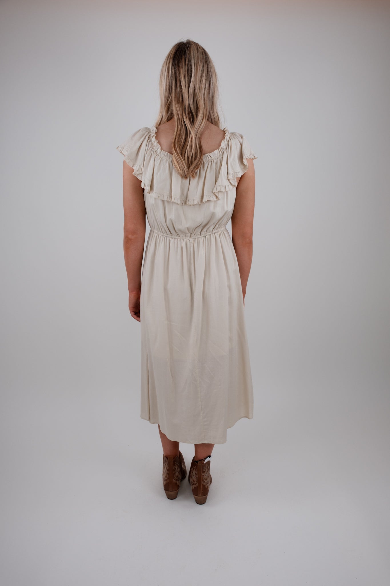 Wildflower Ruffle Maxi Dress