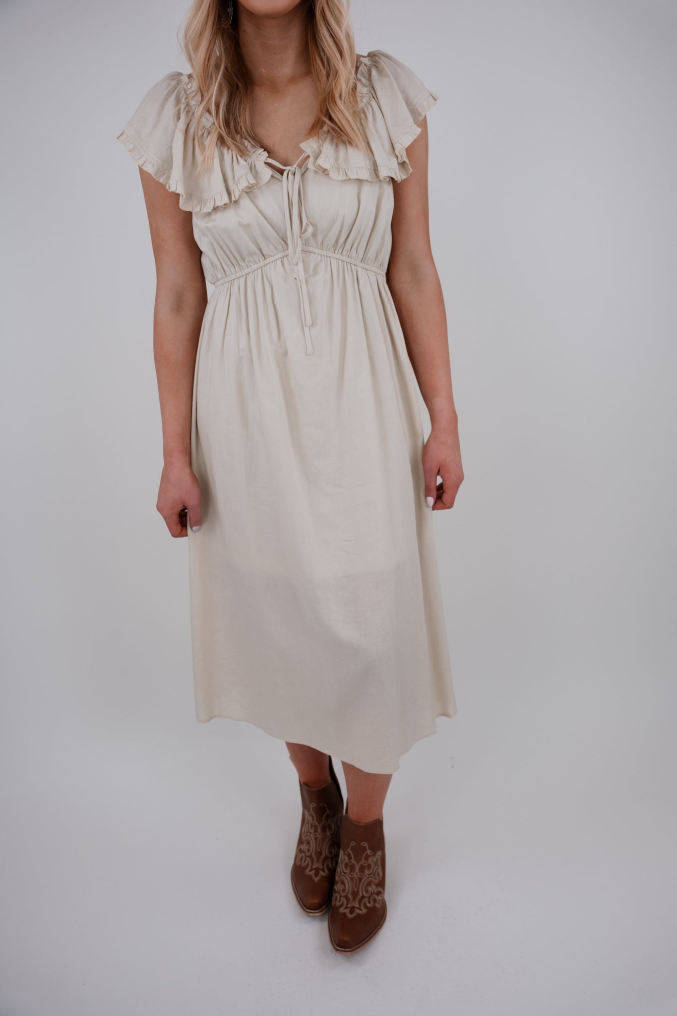 Wildflower Ruffle Maxi Dress