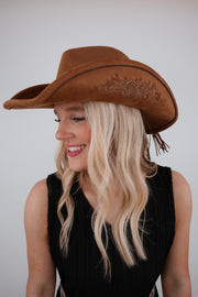 Wild Rose Suede Cowgirl Hat