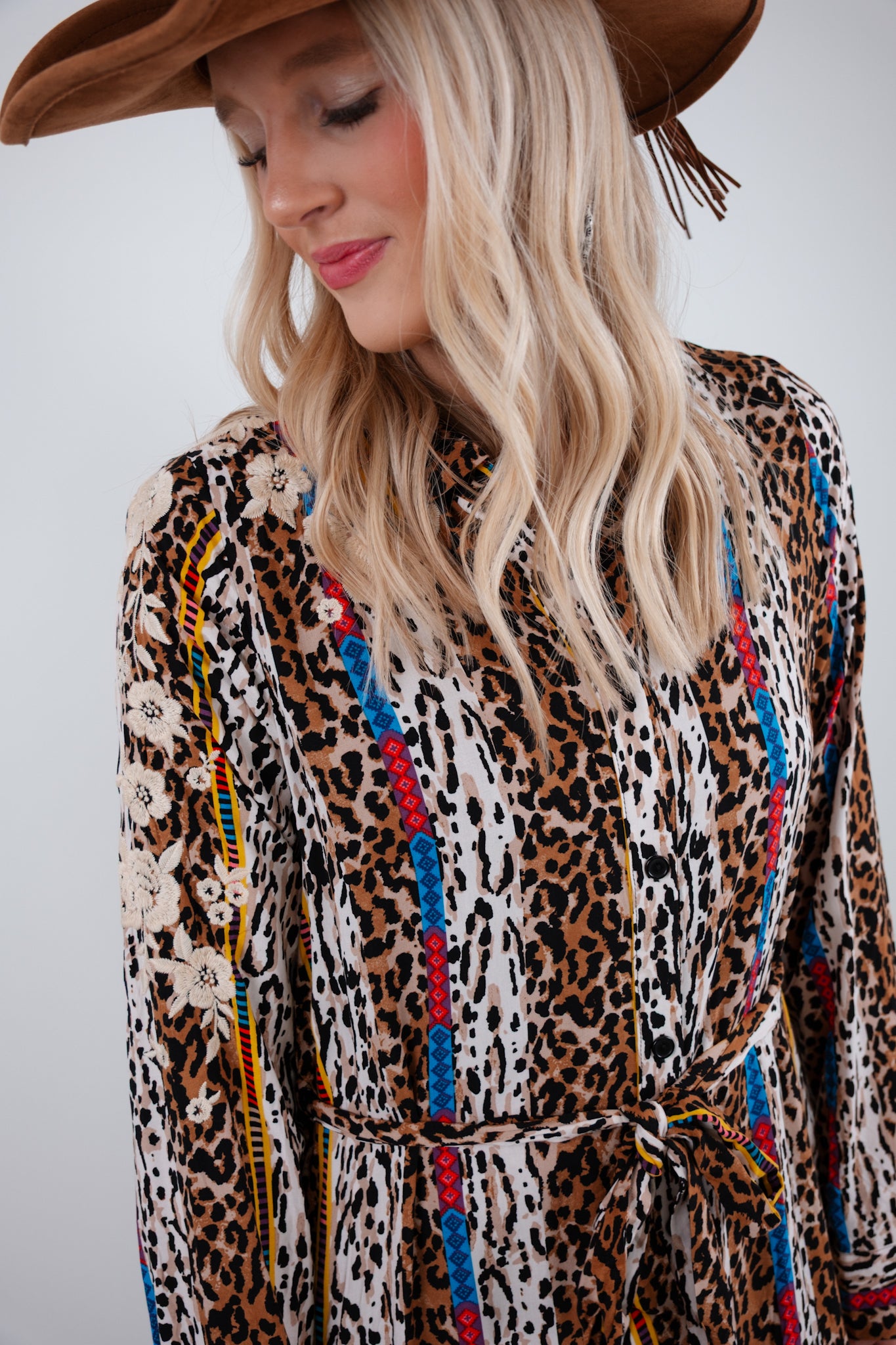 Wild Canyon Embroidered Maxi Dress