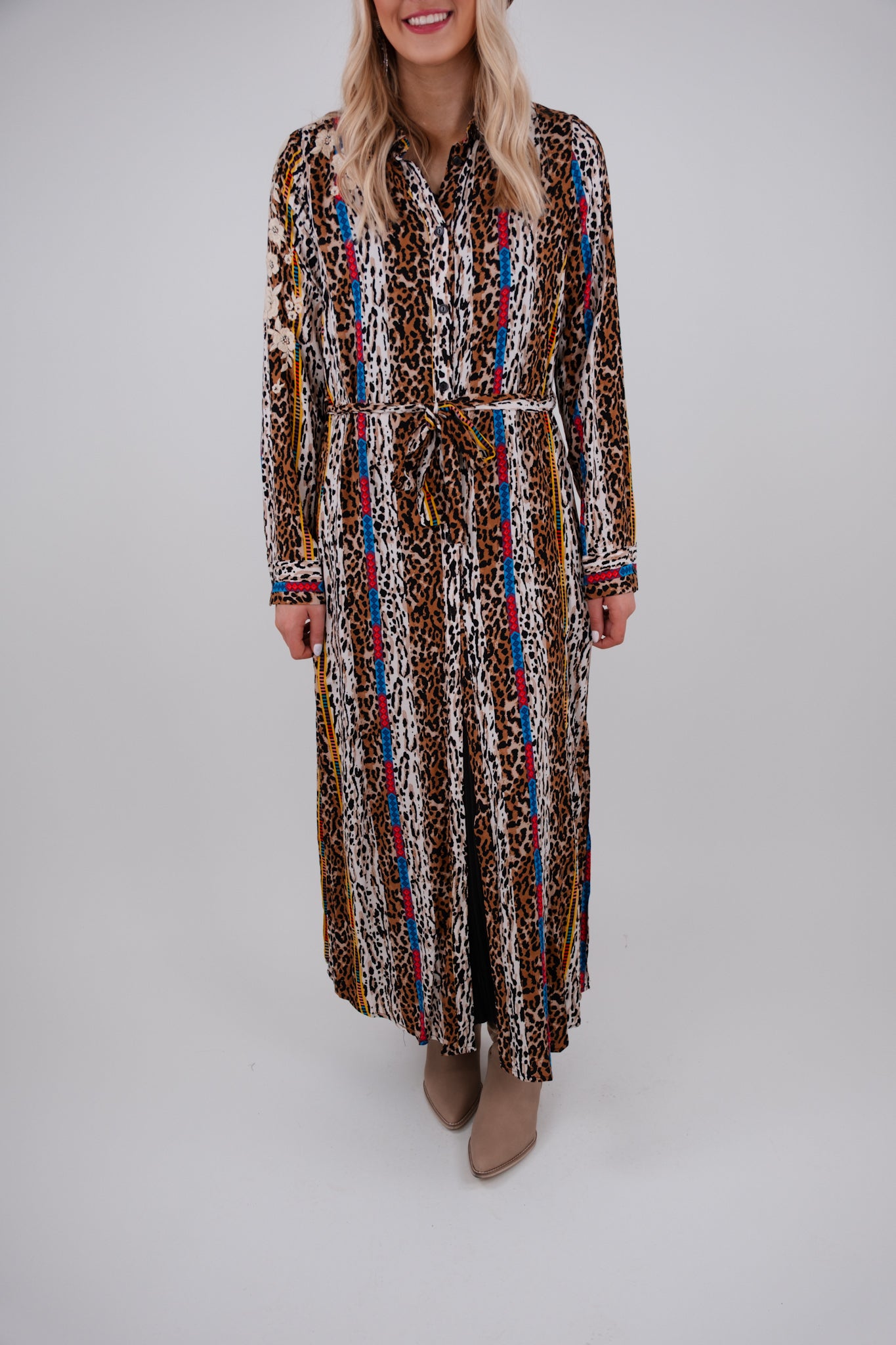Wild Canyon Embroidered Maxi Dress