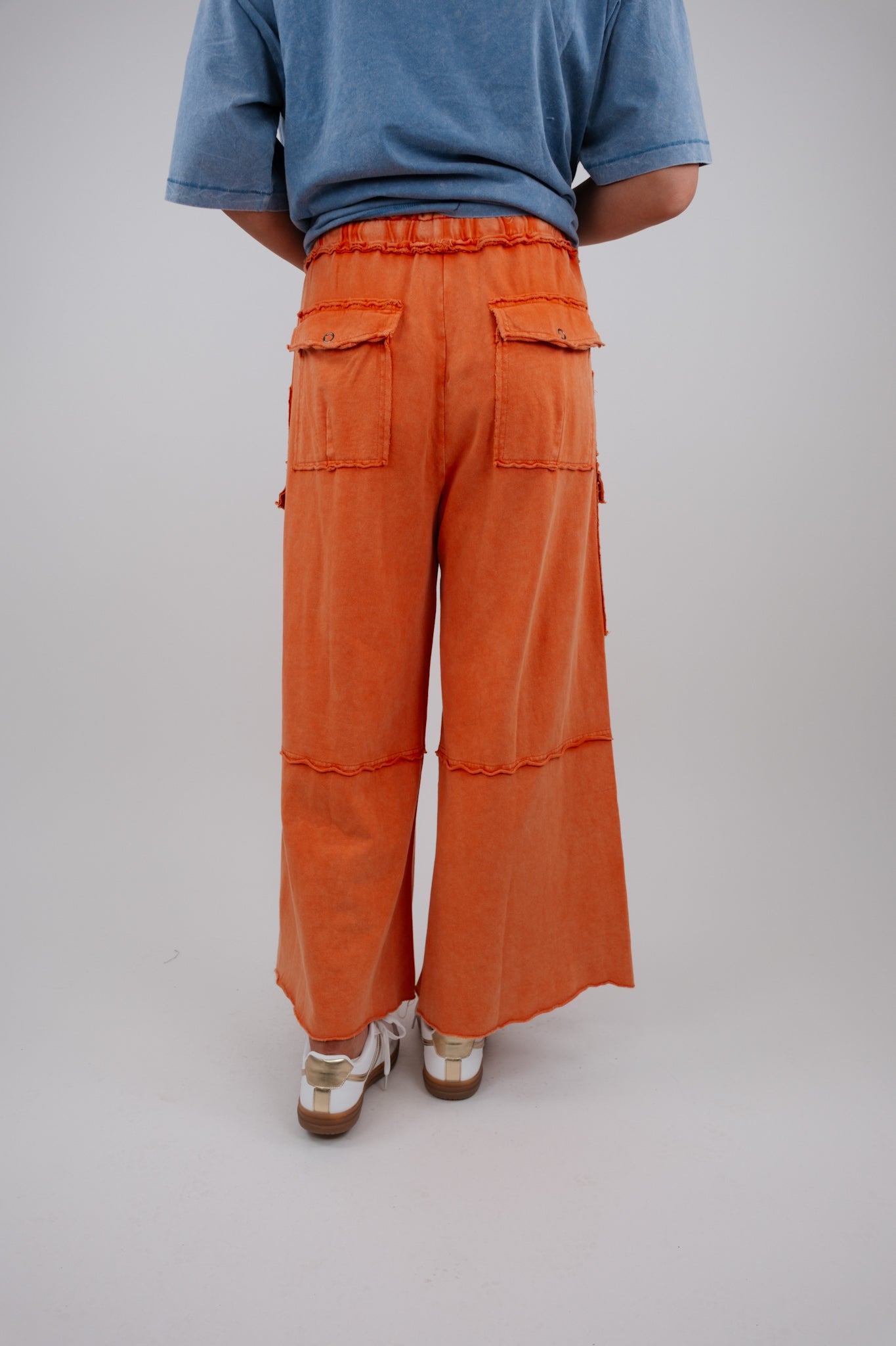 Rust Ridge Cargo Pants - Orange