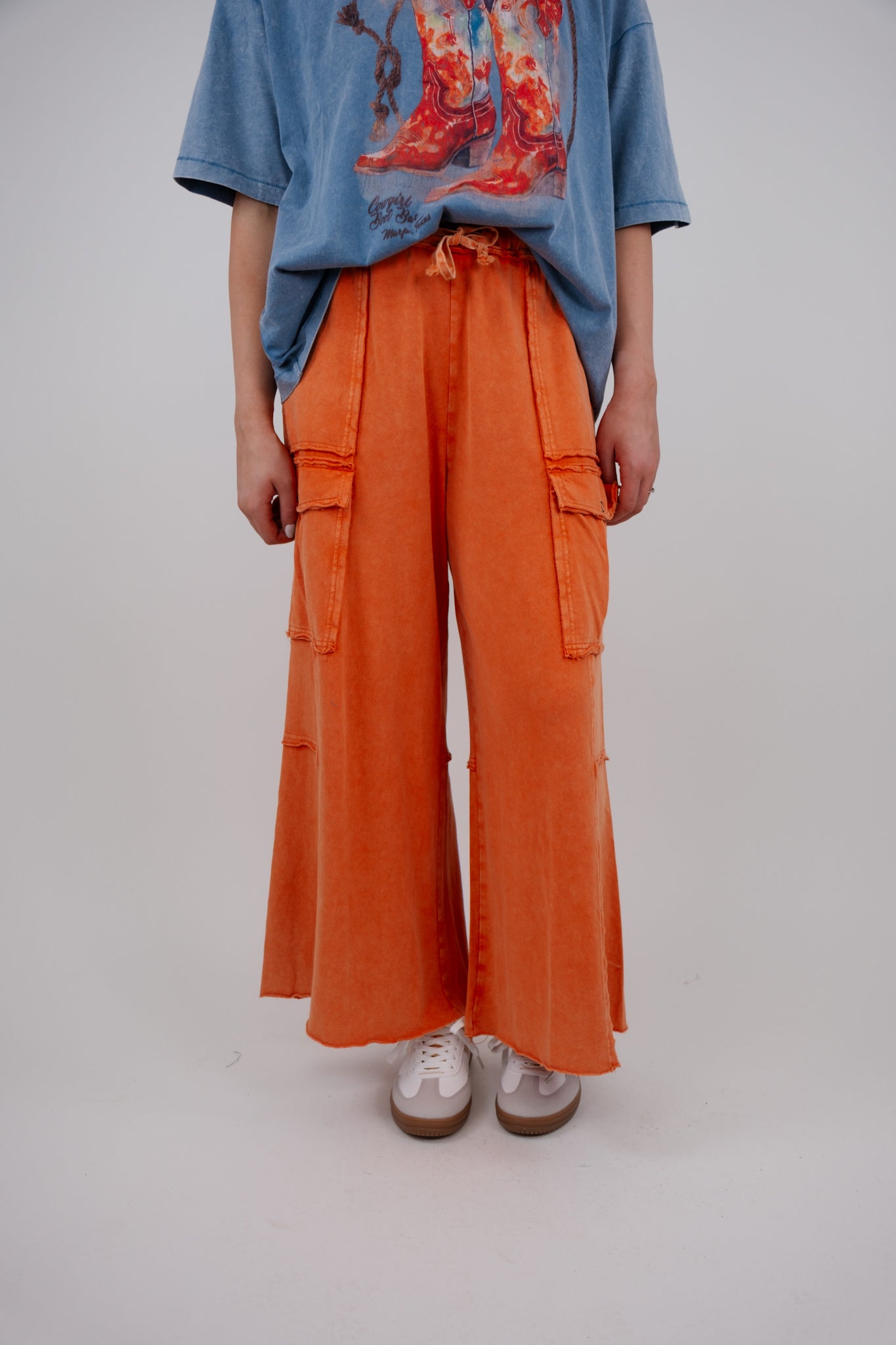 Rust Ridge Cargo Pants - Orange