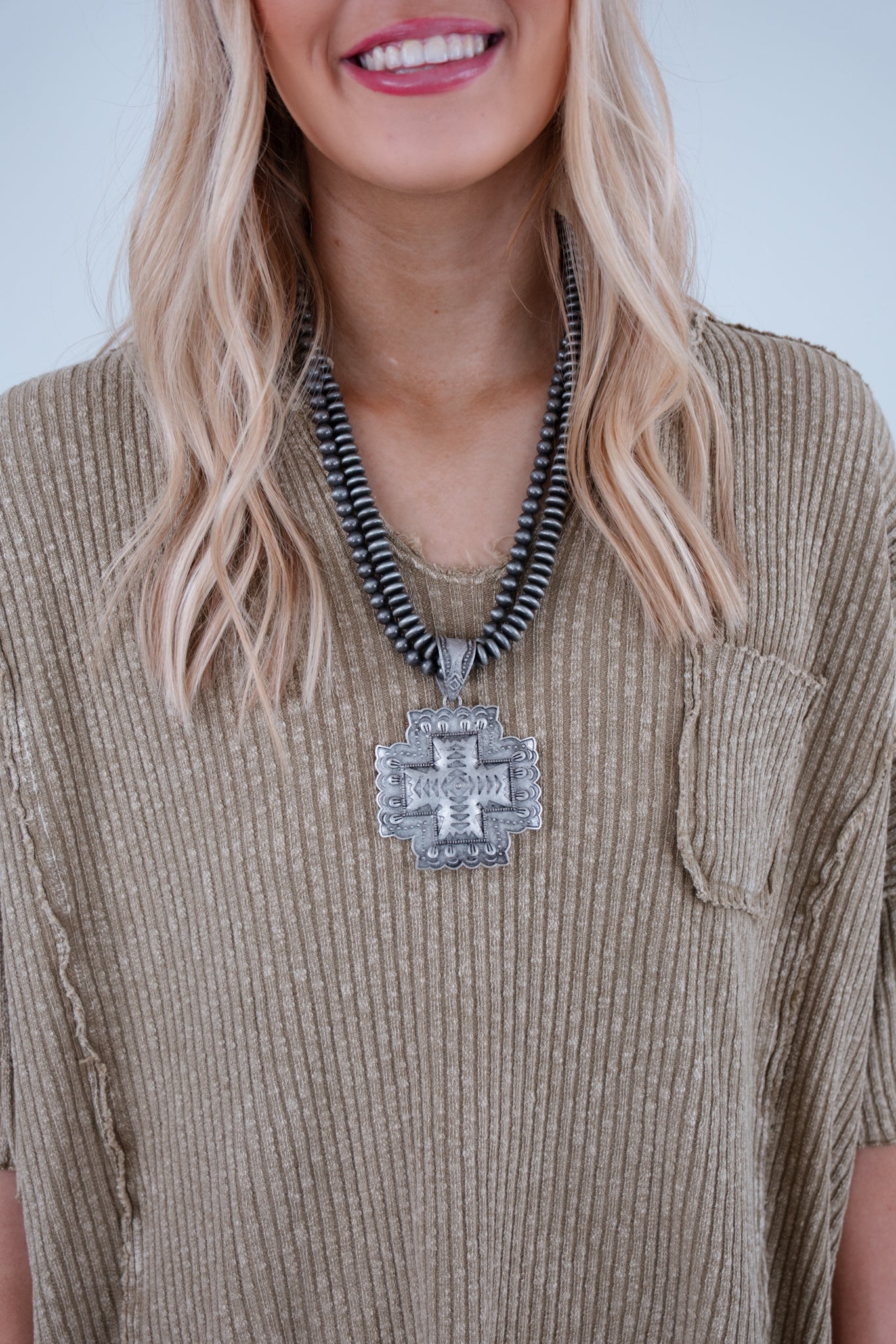 Aztec Majesty Necklace - Silver