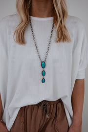Desert Trio Necklace - Turquoise