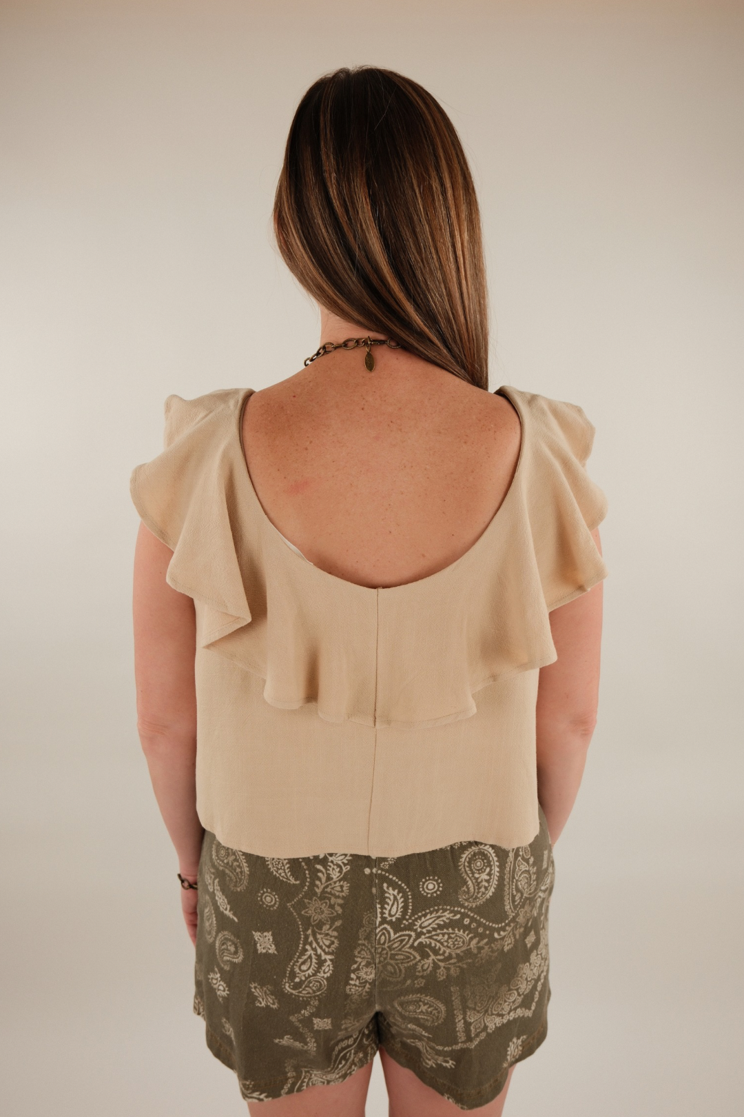 Whispering Willow Linen Blouse