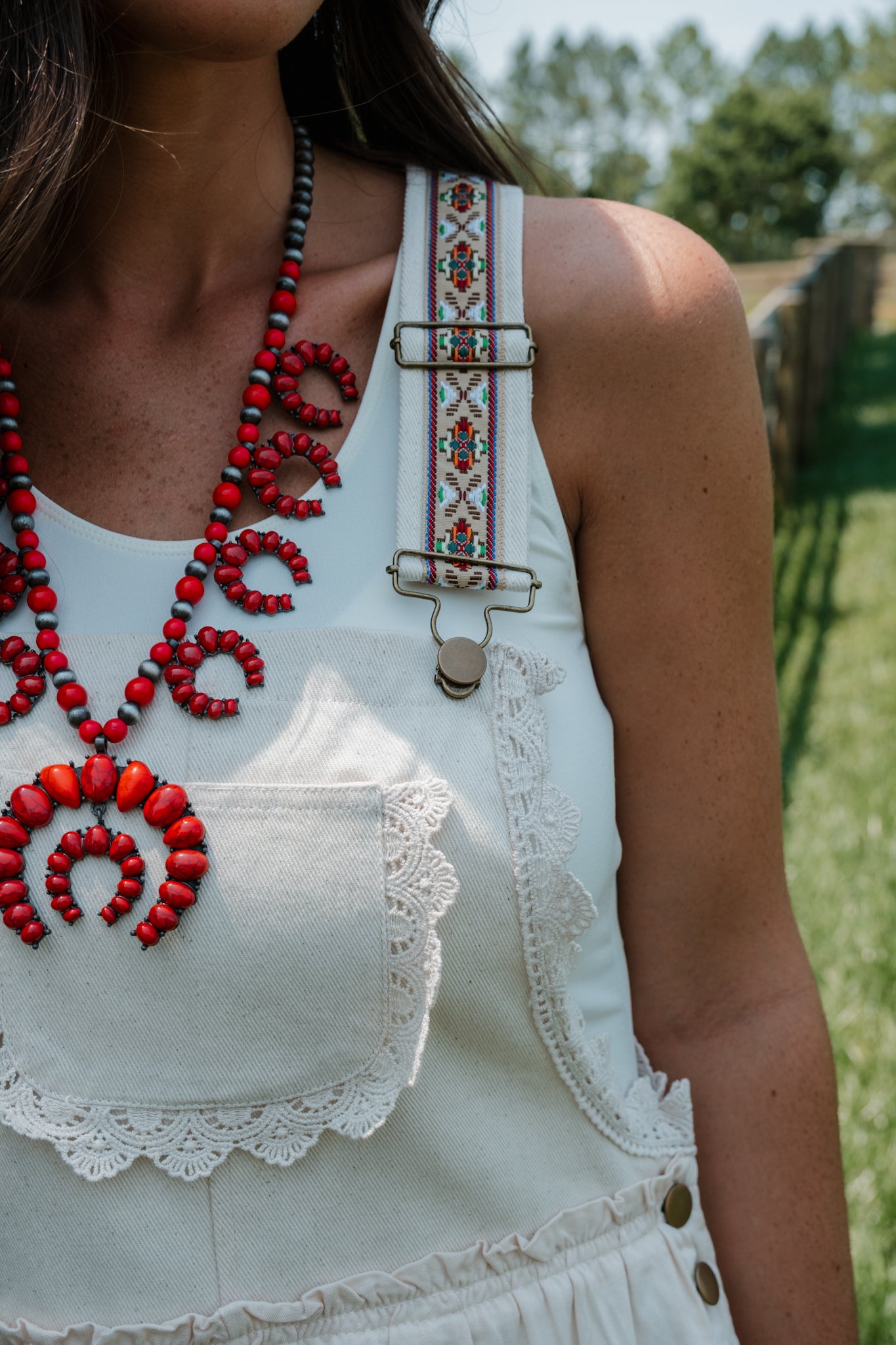 Prairie Belle Overall Romper
