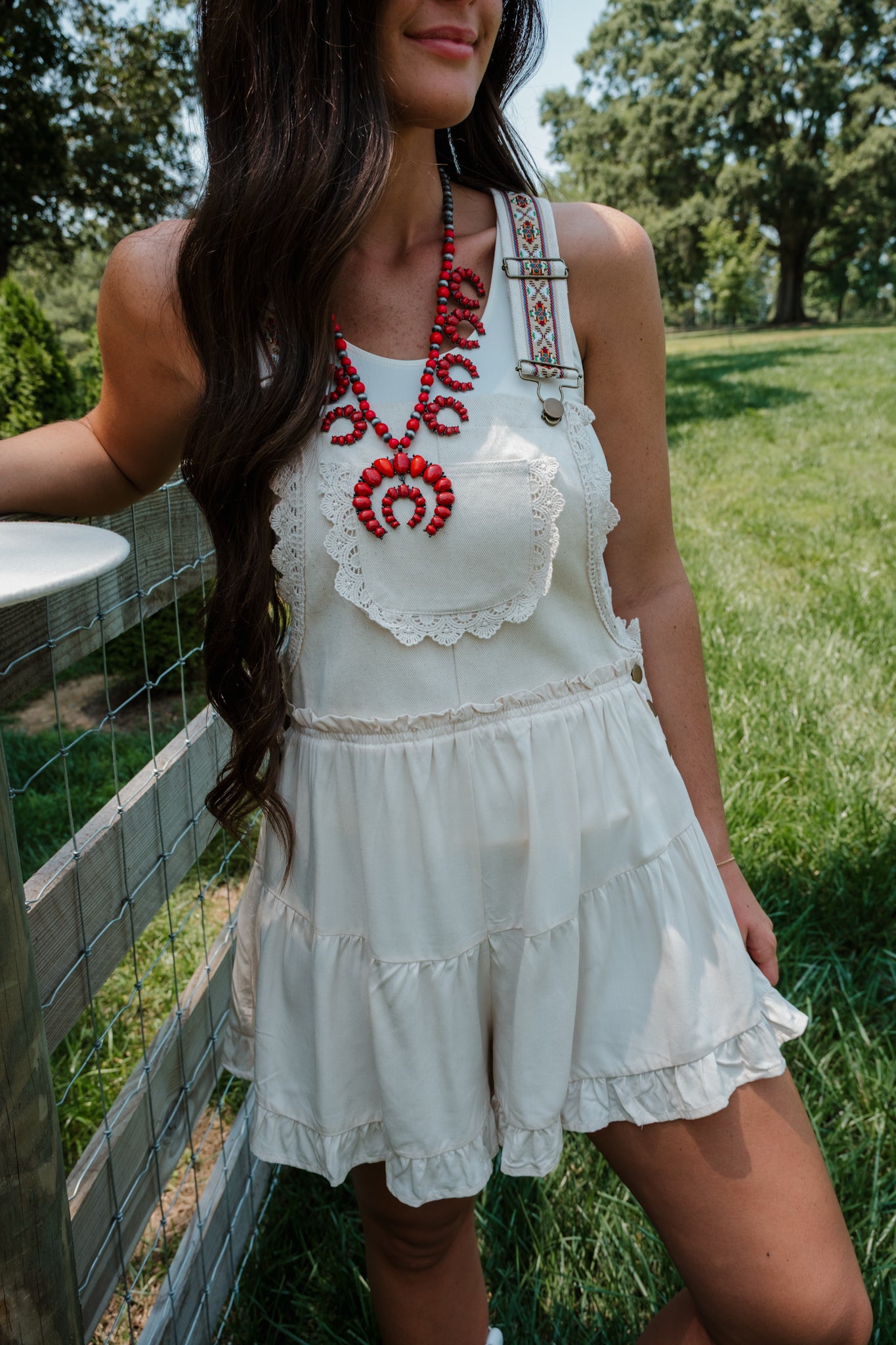 Prairie Belle Overall Romper