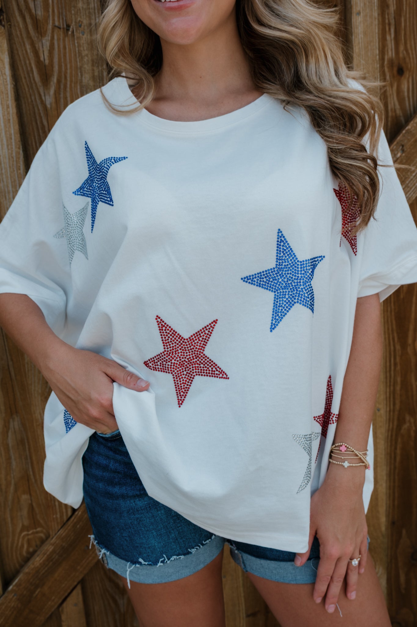 Stars & Rhinestone Sparkle Tee