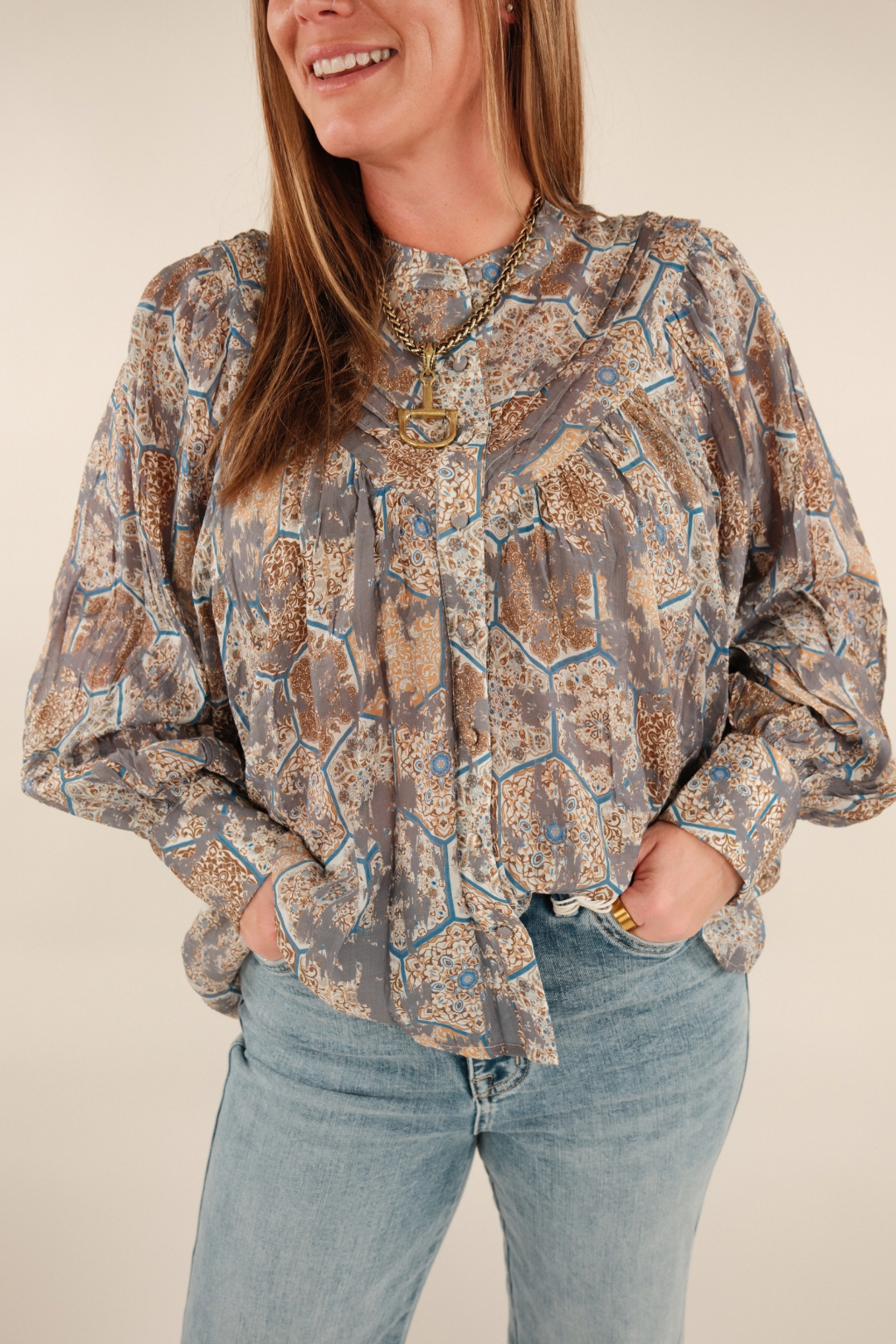 Porcelain Prairie Blouse