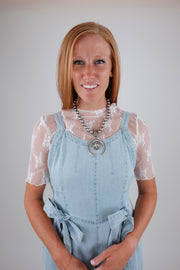 Buffalo Spirit Horseshoe Necklace