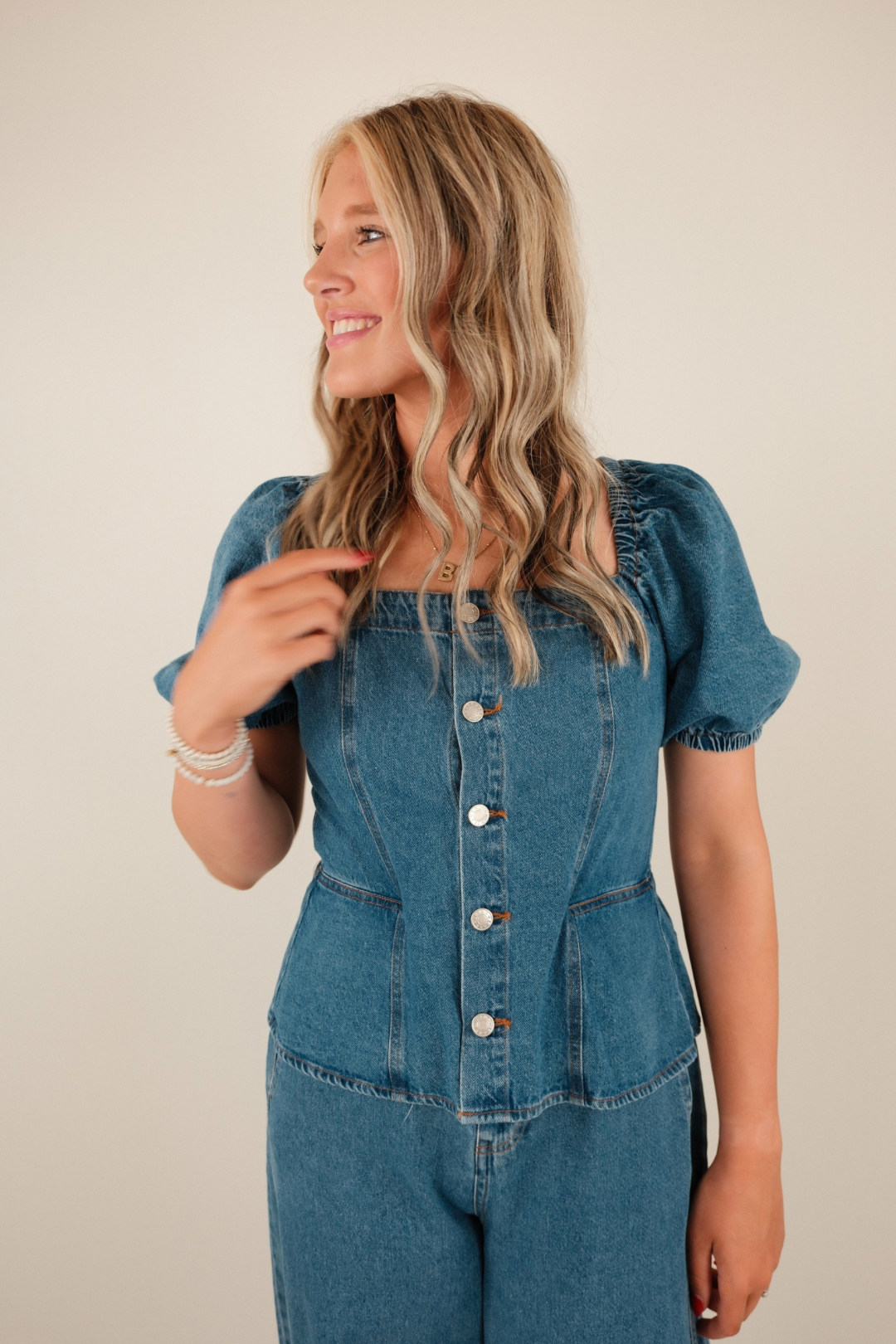 Rodeo Ruffle Denim Jumpsuit