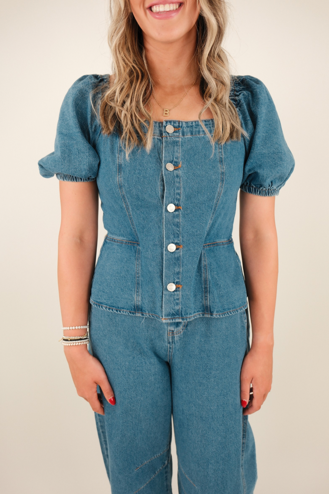 Rodeo Ruffle Denim Jumpsuit