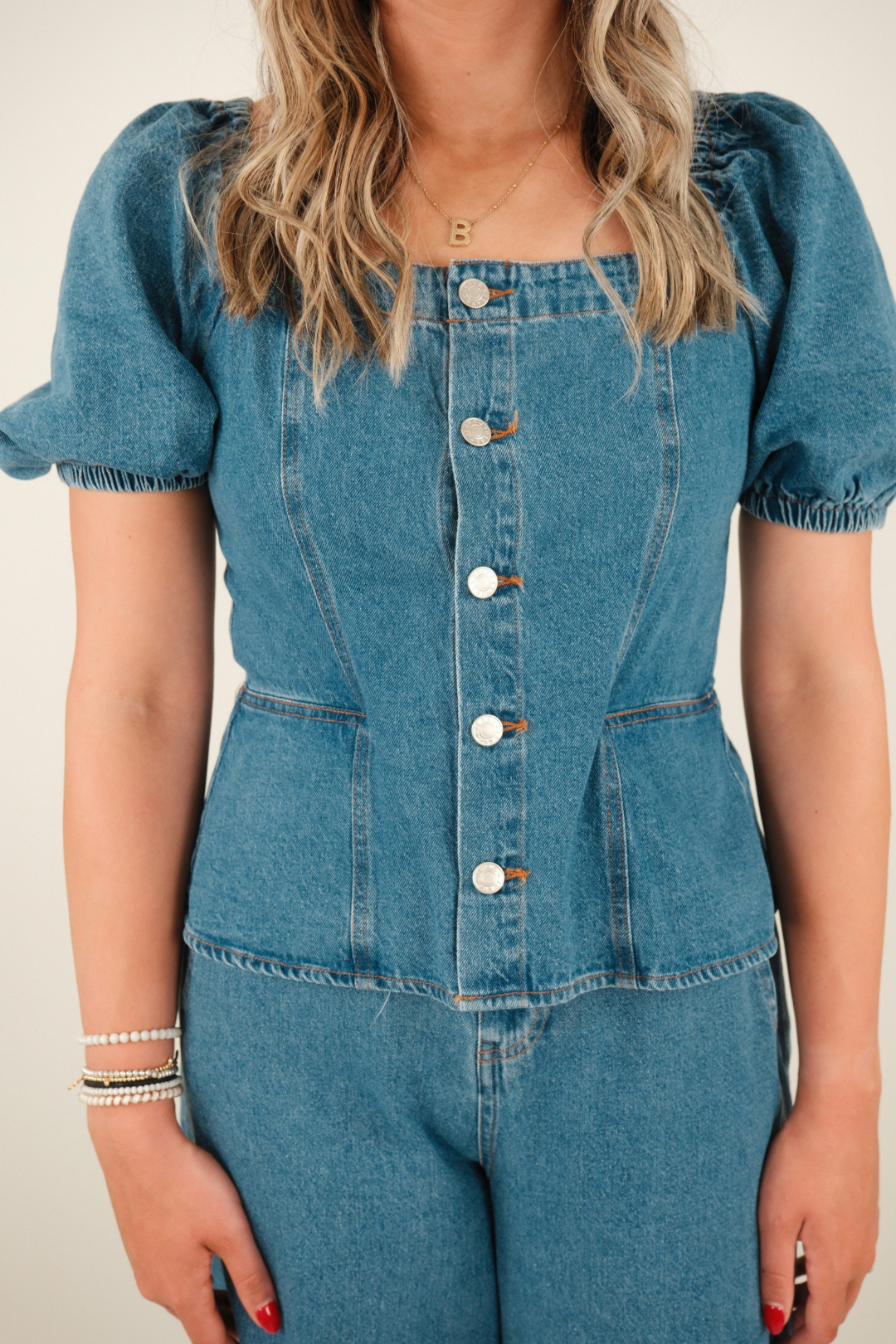 Rodeo Ruffle Denim Jumpsuit