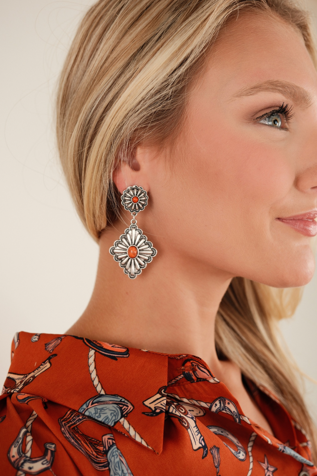 Western Winds Drop Earrings