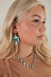Western Spirit Thunderbird Earrings