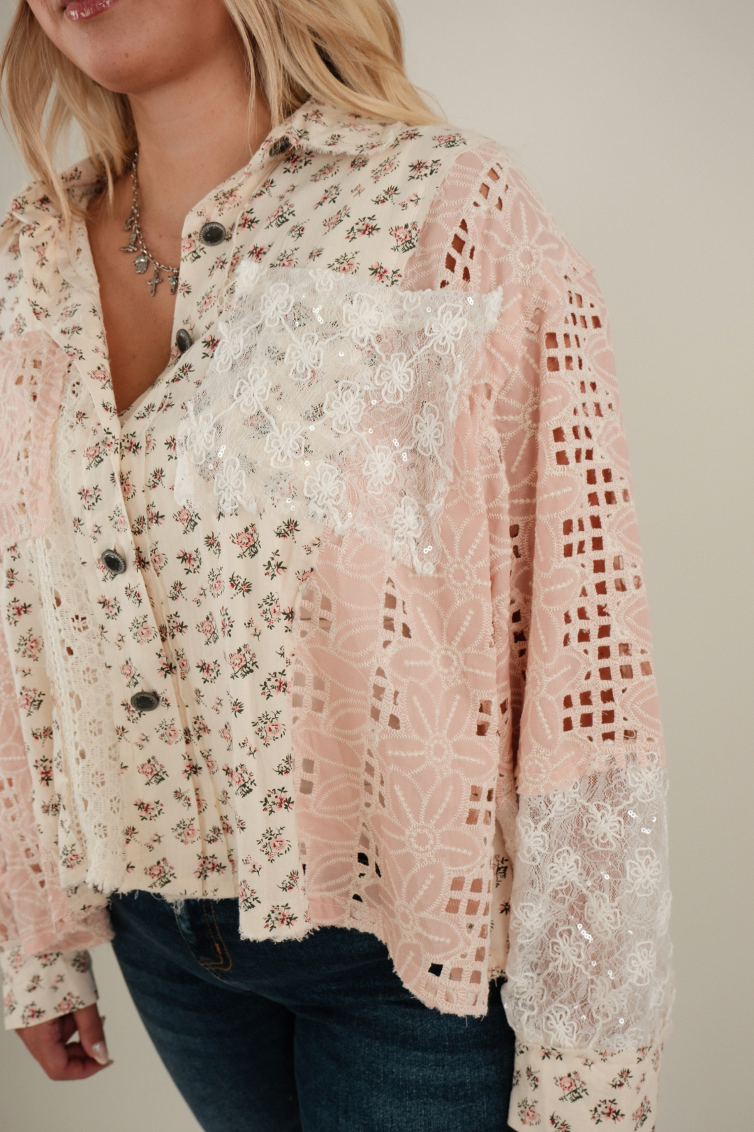 Floral Finesse Shacket