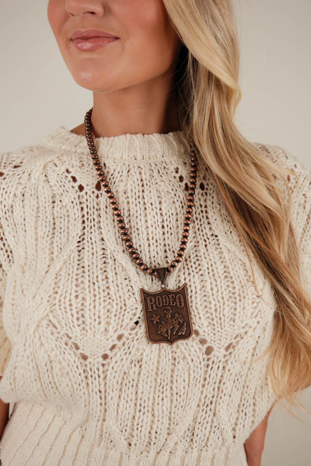 Rodeo Rider Beaded Necklace