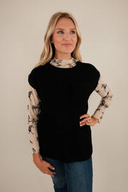 Lone Star Knit Tank - Black