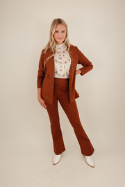 Classic Country Blazer - Rust