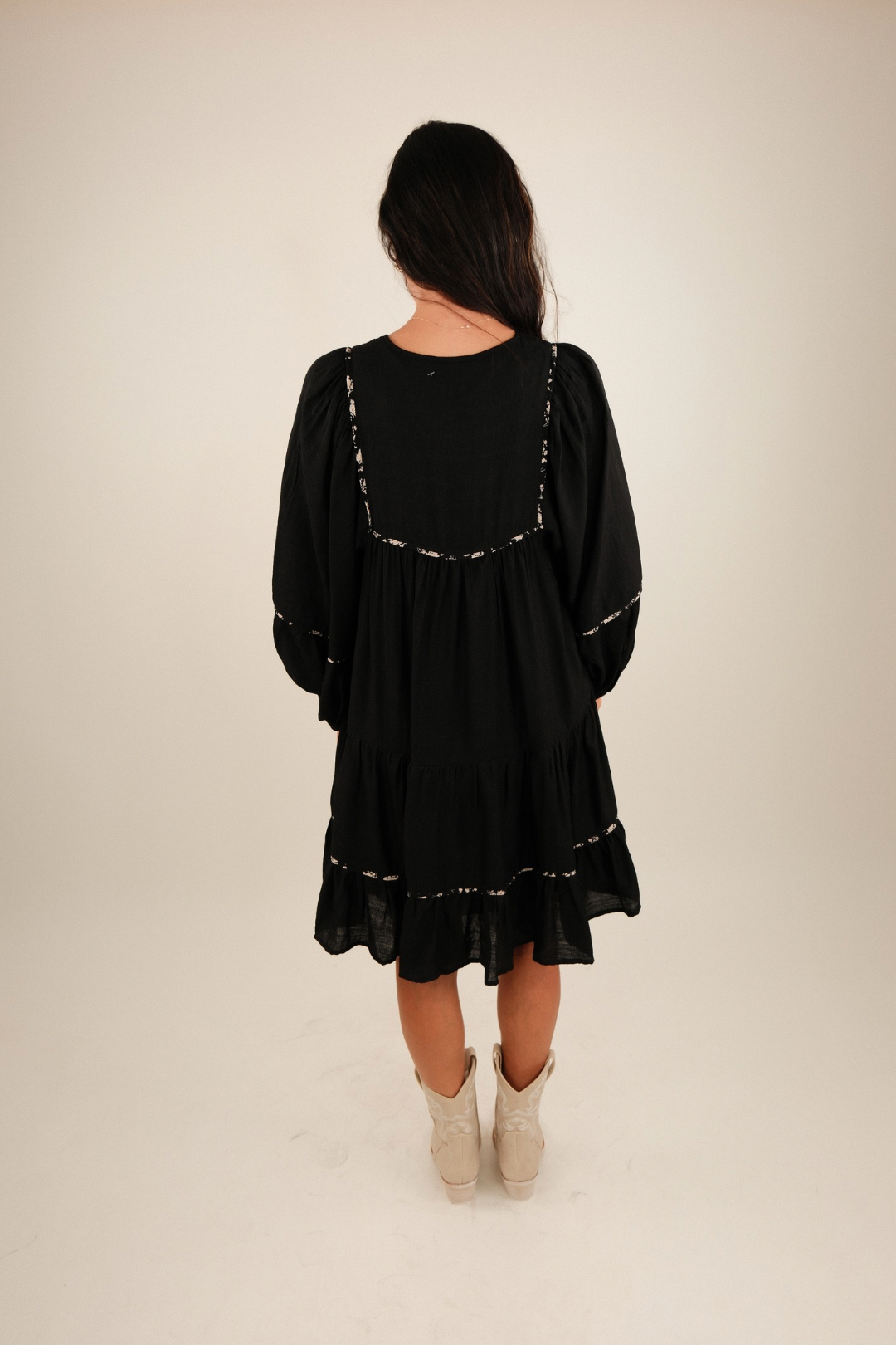 Midnight Rodeo Smocked Dress