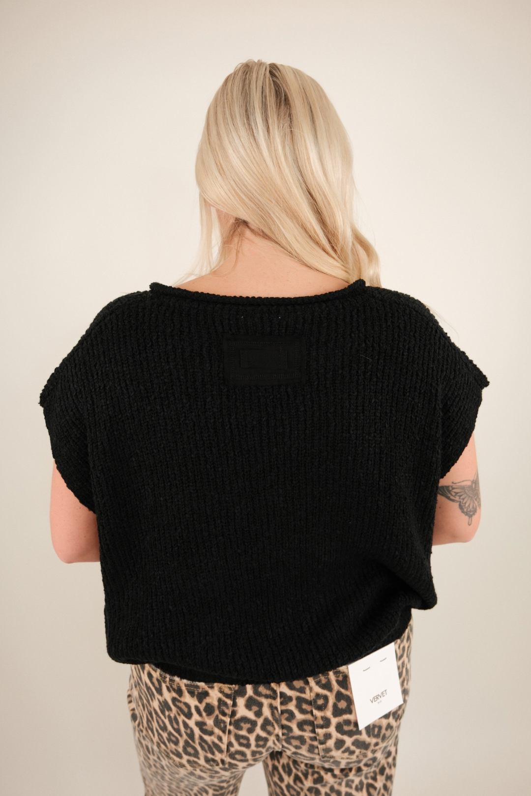 Mesa Notched Knit Crop