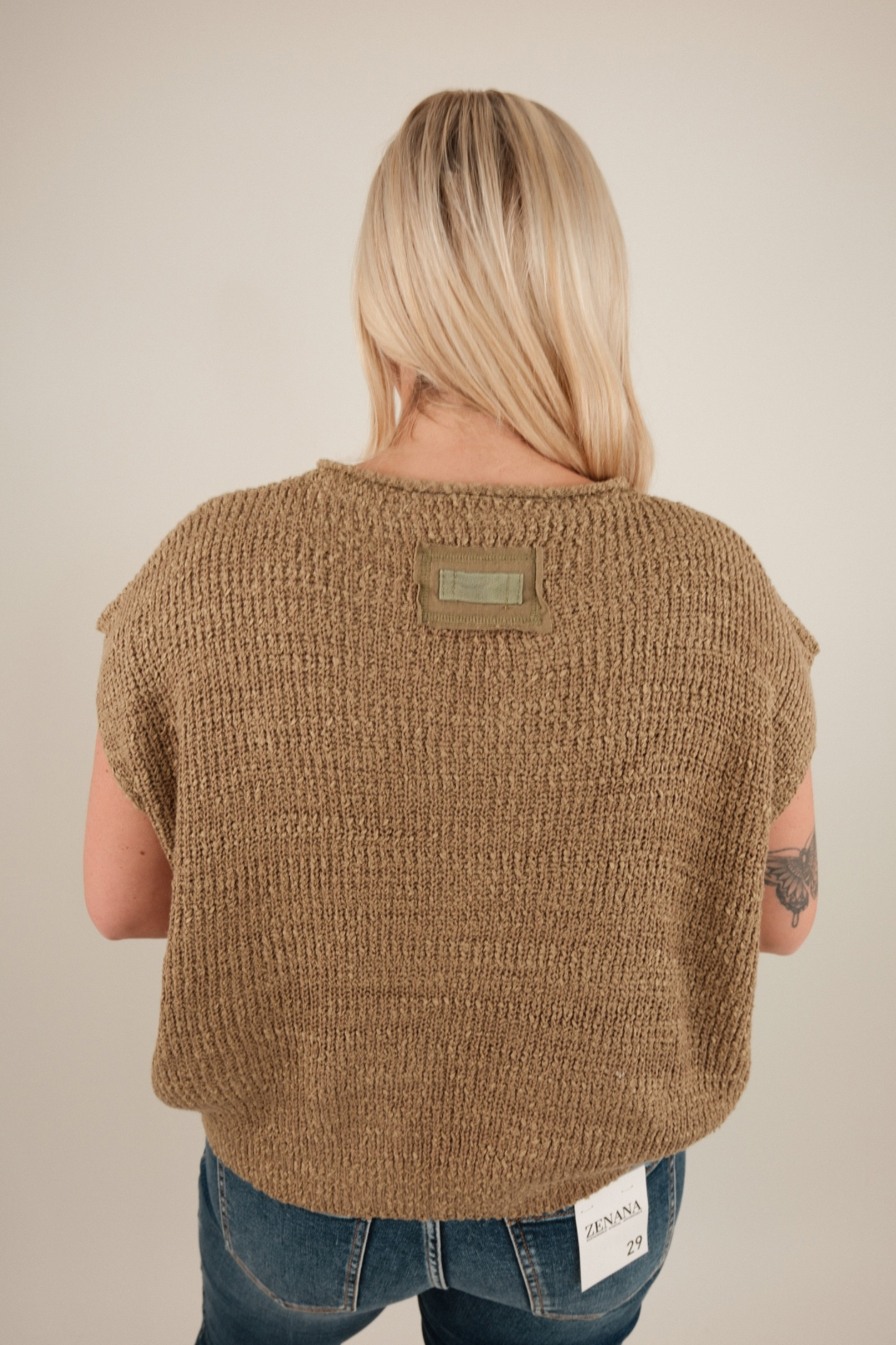 Mesa Notched Knit Crop