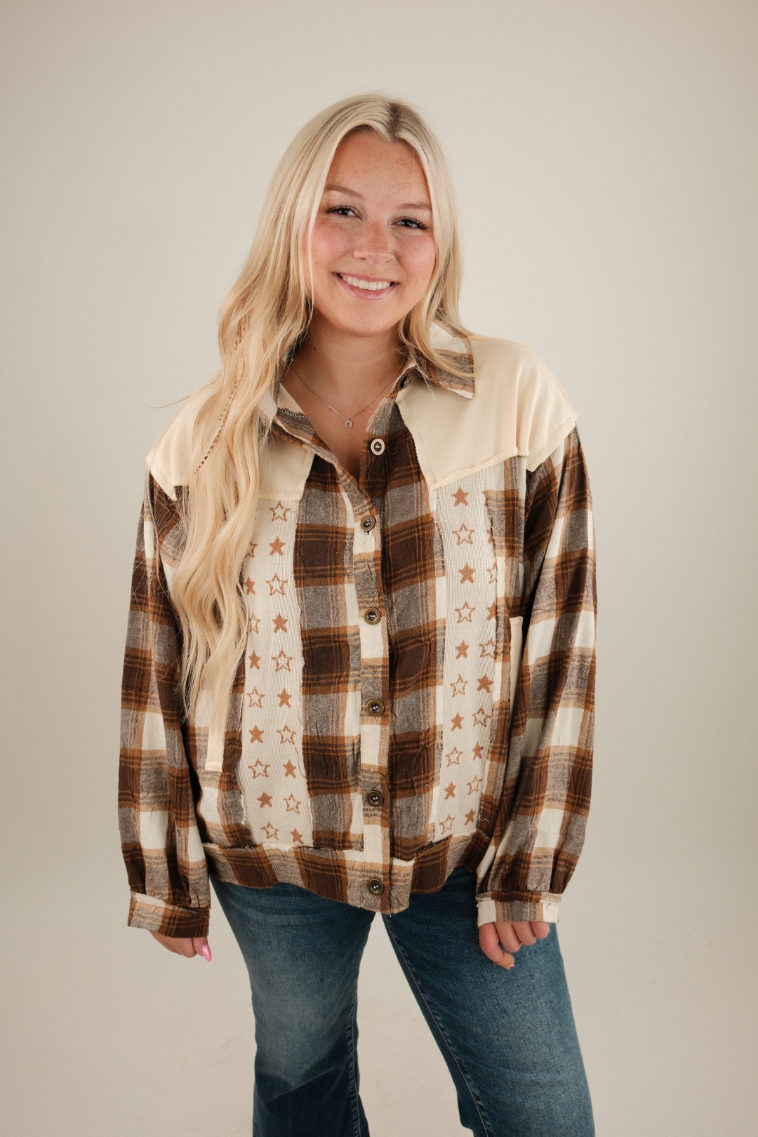 Shooting Star Patchwork Flannel