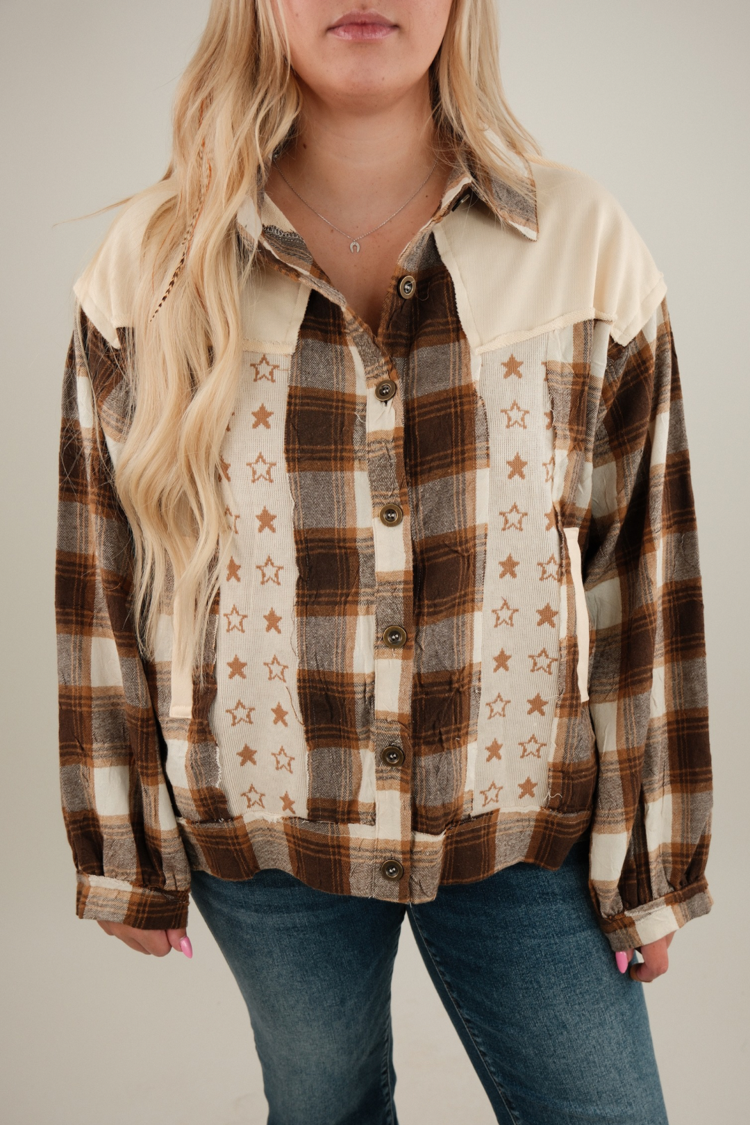 Shooting Star Patchwork Flannel