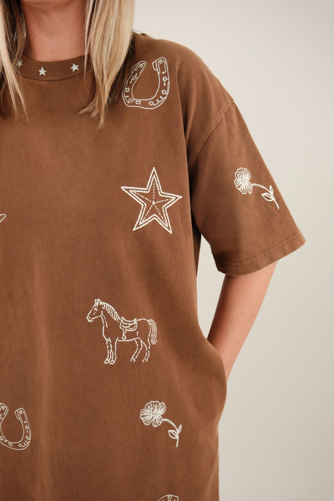 Stardust Trail T-Shirt Dress