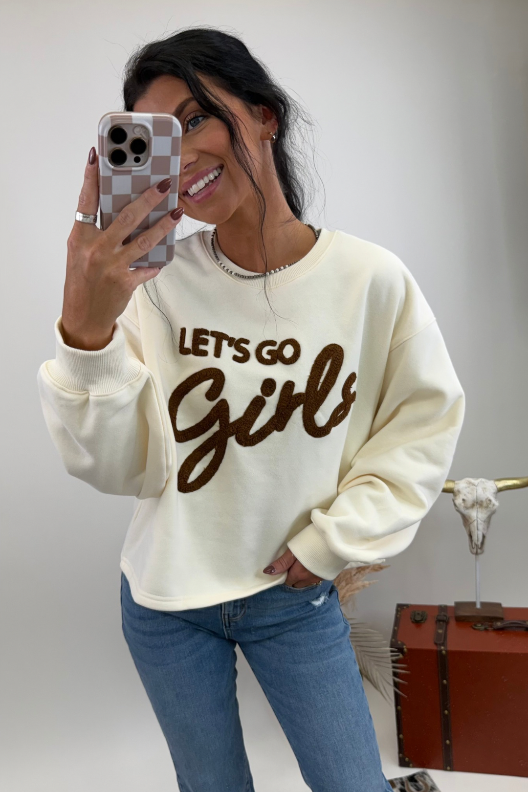 Let’s Go Girls Crewneck