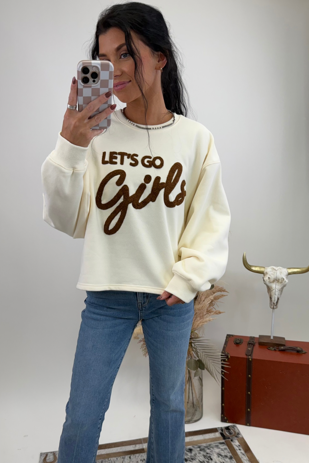 Let’s Go Girls Crewneck