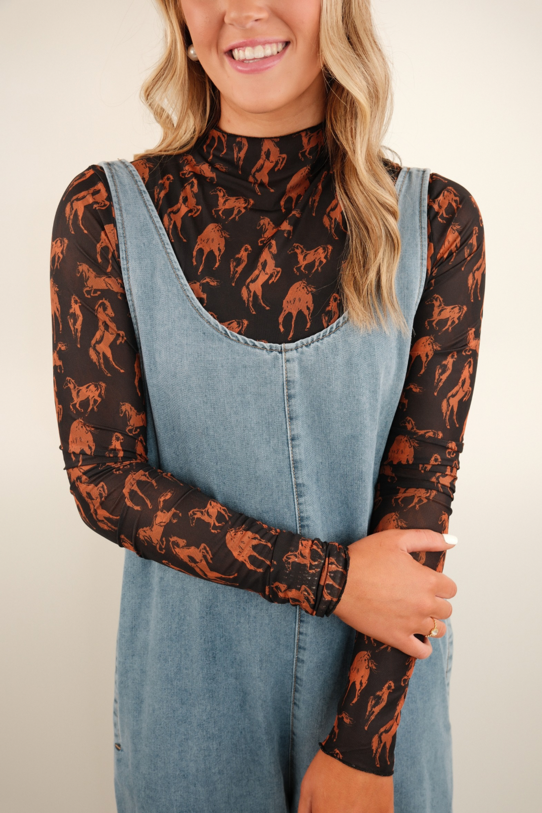 Wild Mustang Mesh Top
