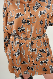 Western Concho Chain Belt