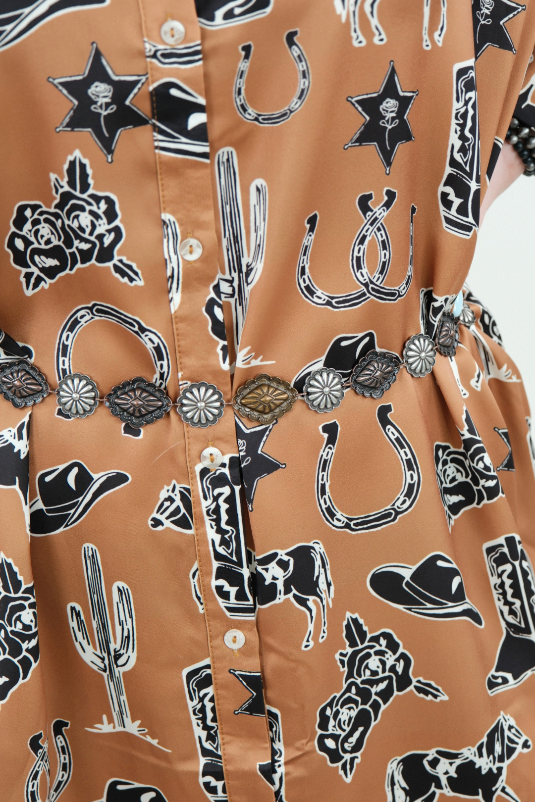 Western Concho Chain Belt