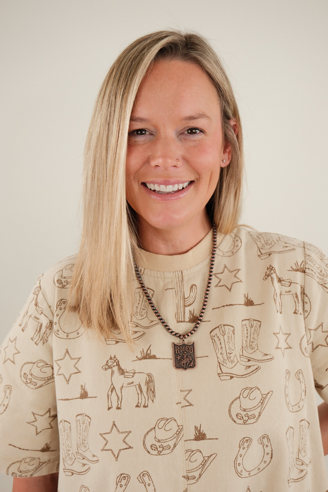 Rodeo Rider Beaded Necklace Petite