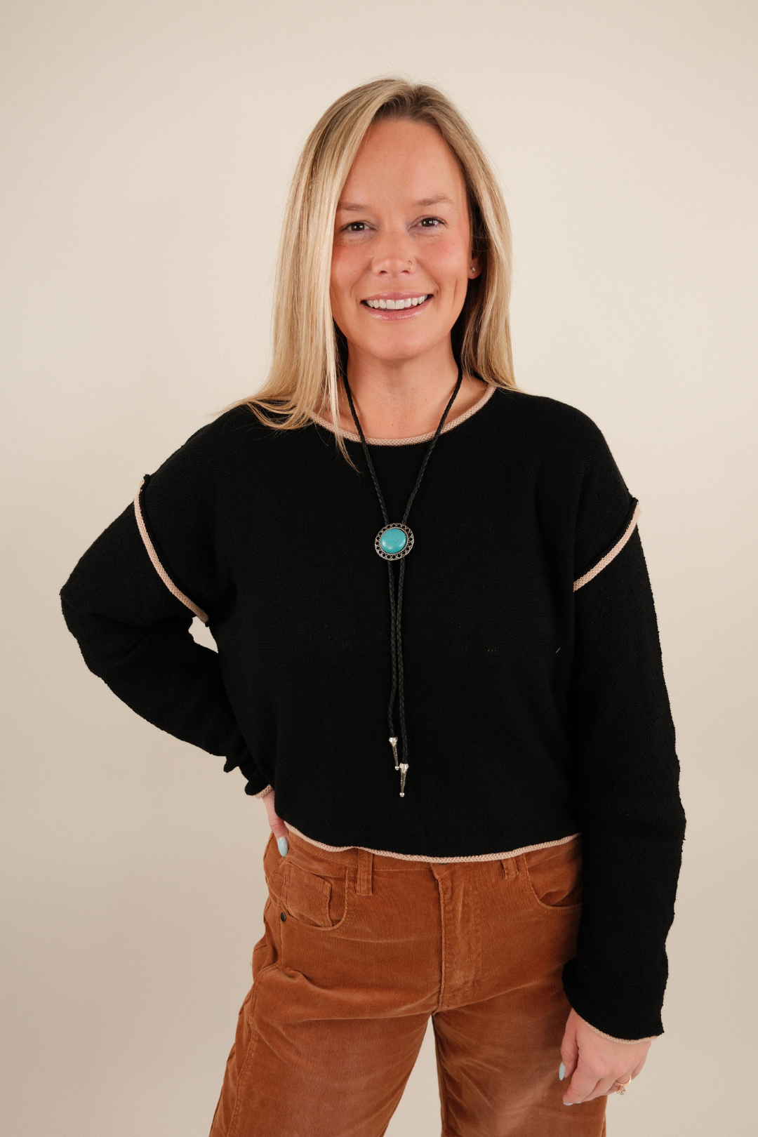 Trailline Cropped Sweater