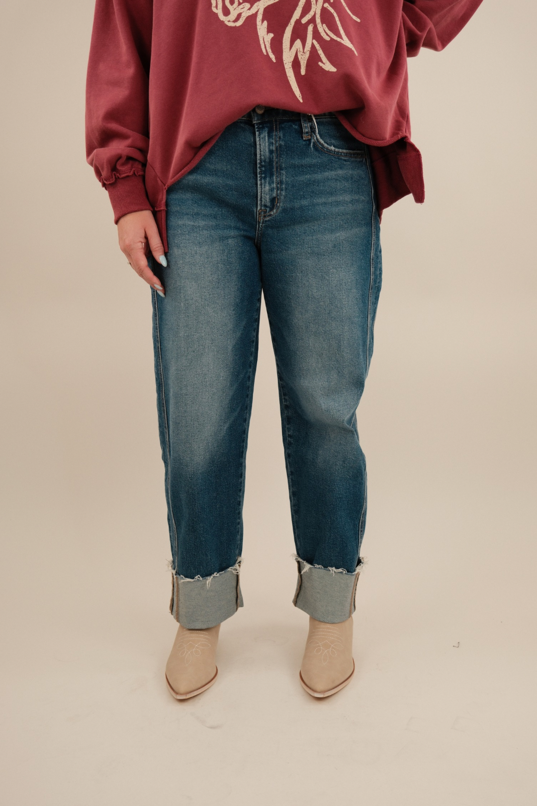 Double Trail Barrel Jeans