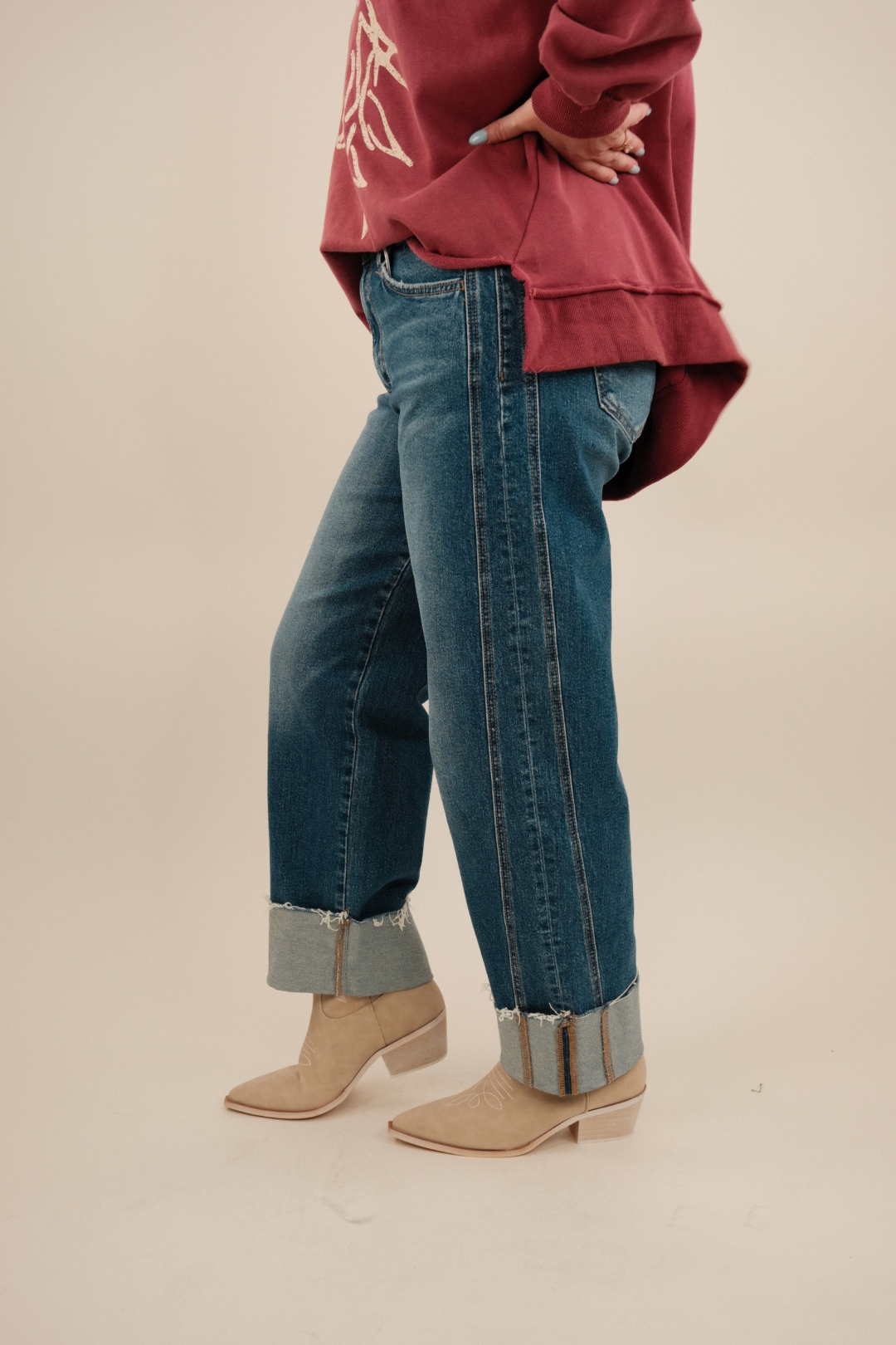 Double Trail Barrel Jeans