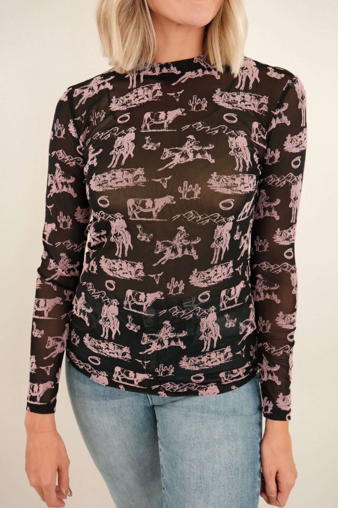 Velvet Dreams Mesh Top