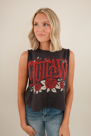Outlaw Rose Graphic Tank