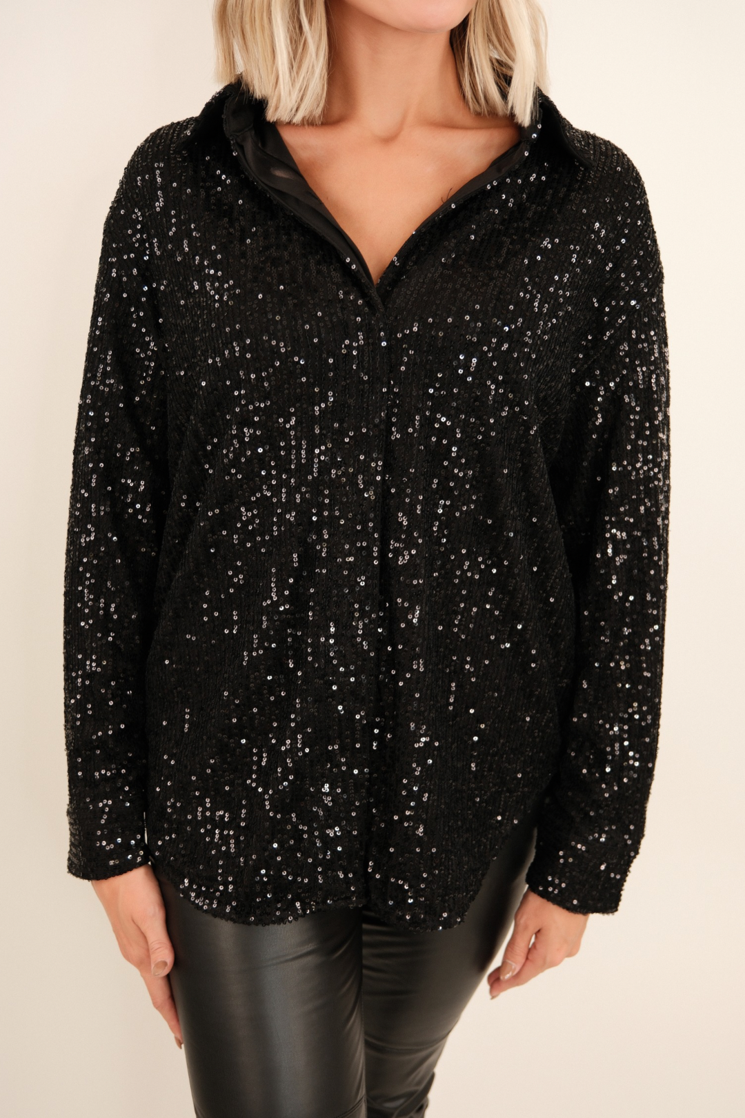 Lucky Horseshoe Sequin Shirt