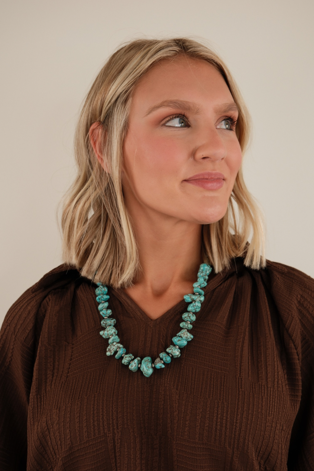 Sierra Range Turquoise Statement Necklace