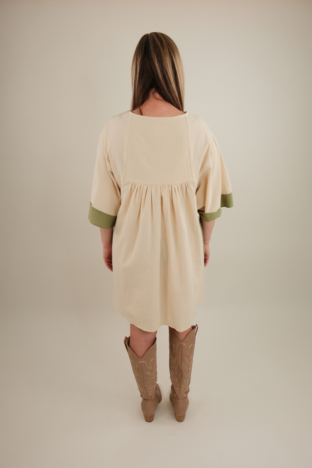 Saddle Song Embroidered Mini Dress