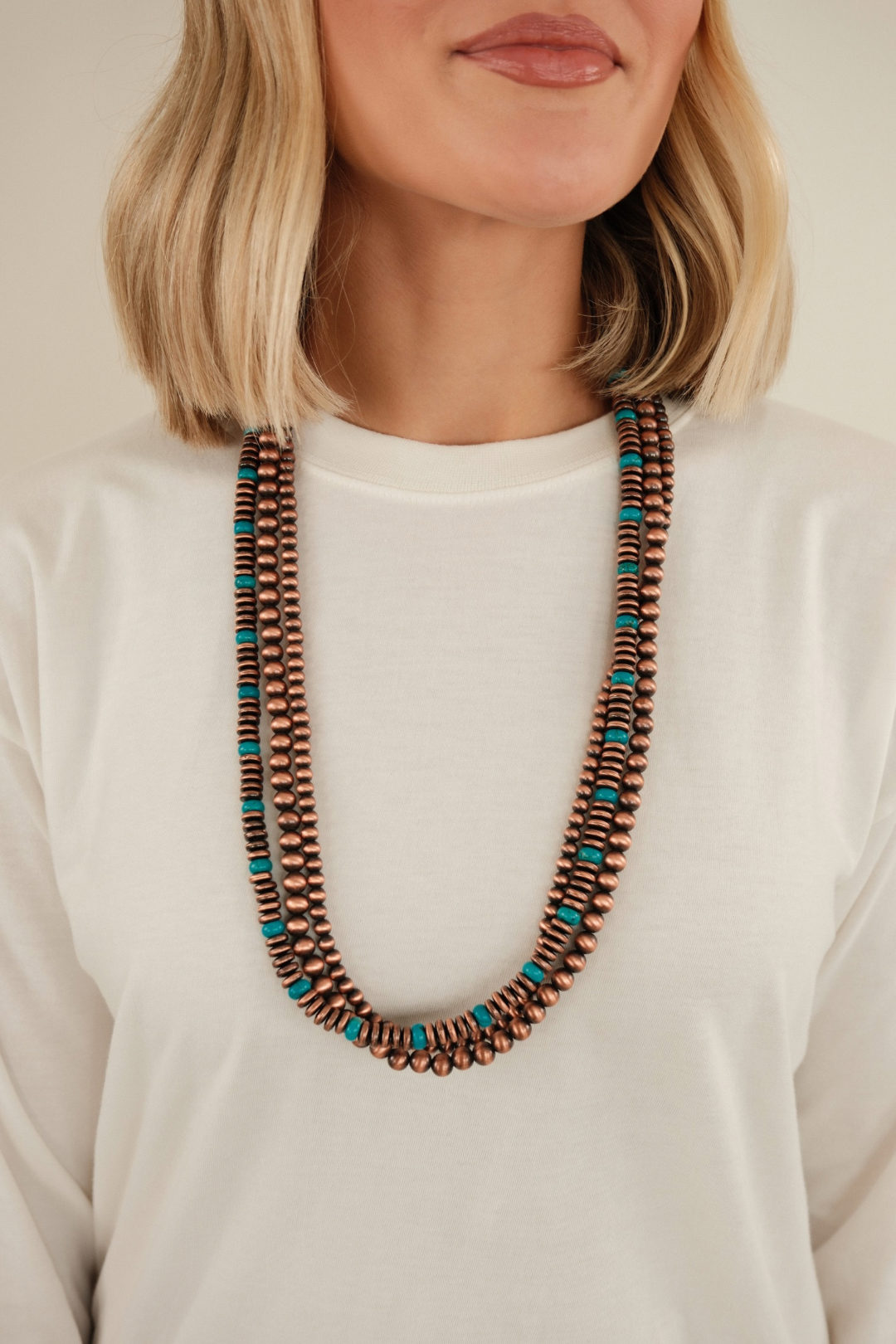 Canyon Spirit Triple Strand Necklace
