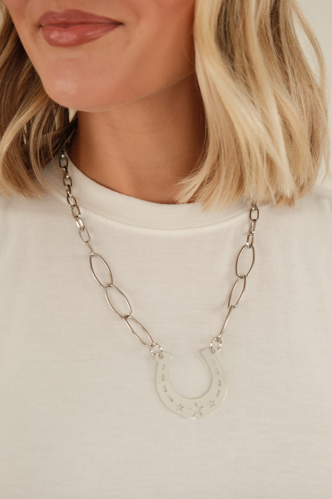 Starlight Horseshoe Necklace